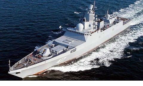 रूस निर्मित आईएनएस तुशिल भारतीय नौसेना में शामिल