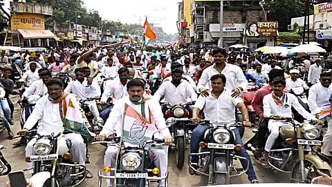 Nana Patole in Rally