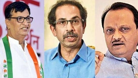 Balasaheb Thorat, Uddhav Thackeray, Ajit Pawar