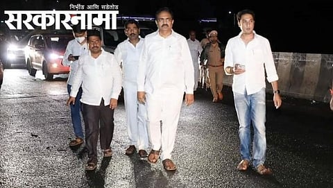 Jayant Patil With Mla Sndip Kshirsagar