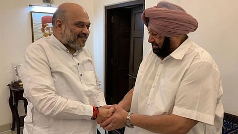 Amarinder Singh meet amit shah on ahead of Punjab Election