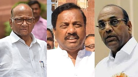 Sharad Pawar-Sunil Tatkare-Anant Gite