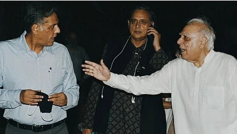 Manish Tiwari, Shashi Tharoor and Kapil Sibal