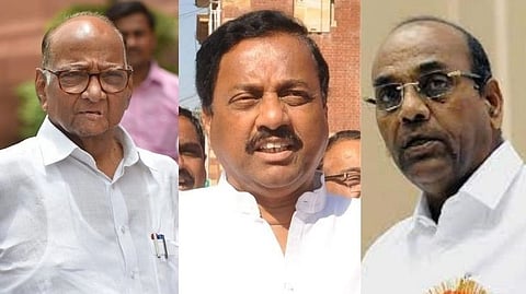 Sharad Pawar-Sunil Tatkare-Anant Gite
