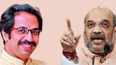 Uddhav Thackeray Amit Shah