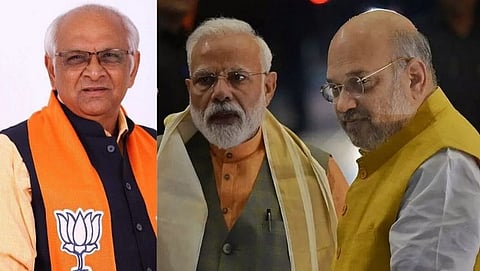 Bhupendra Patel, Narendra Modi, Amit Shah