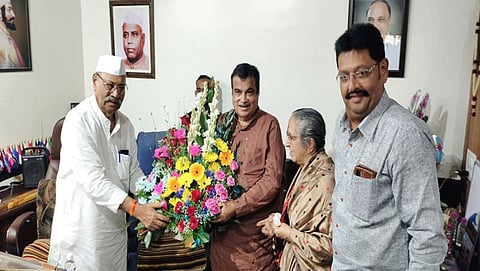 MP Shrinivas Patil, Nitin Gadkari