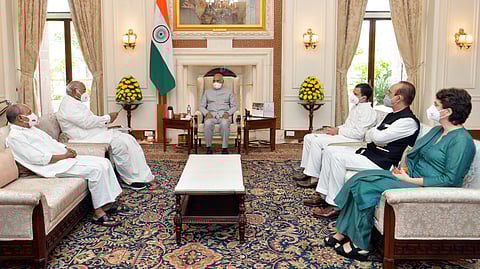 Congress Delegation at Rashtrapati Bhavan
