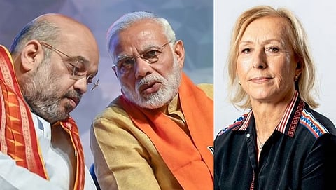 Martina Navratilova trolls on Social Media.