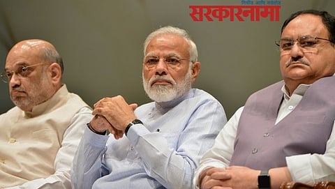 Narendra Modi, Amit Shah, J.P. Nadda