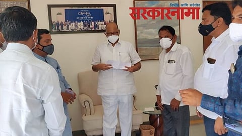 Sharad Pawar-NCP Activist's