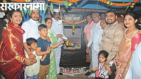 MLA Deelip Bankar at Ranwad sugar factory programme