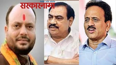 Gulabrao Patil, Eknath Lhadse & Girish Mahajan