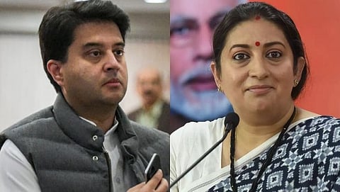 Jyotiraditya Scindia and Smriti Irani