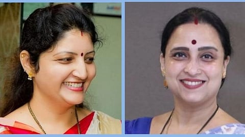 chitra wagh, rupali chakankar