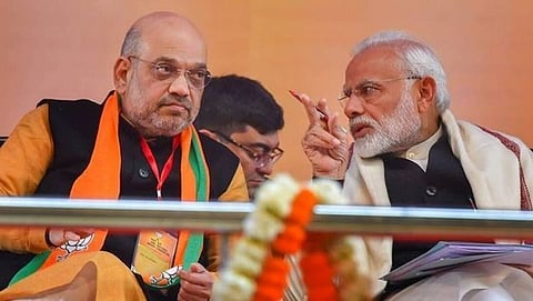 HM Amit Shah & PM Narendra Modi.