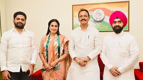 Actress Kamya Punjabi joins Congress