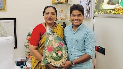 Yashomati Thakur and Narayan Ingle