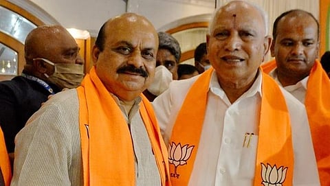 Basavraj Bommai and B.S.Yediyurappa