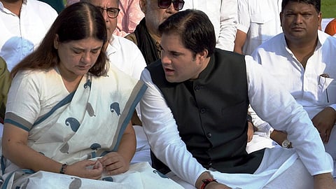 Maneka Gandhi and Varun Gandhi