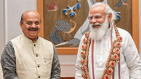 Basavraj Bommai and Narendra Modi