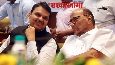 Devendra Fadnavis, Sharad Pawar