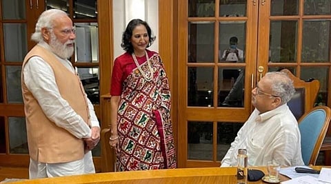 Narendra Modi and Rakesh Jhunjhunwala