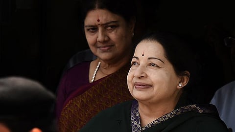 V.K.Sasikala and Jayalalithaa