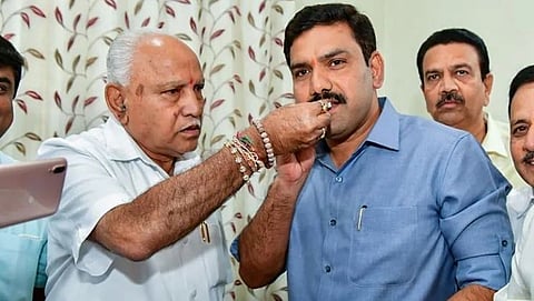 B.S.Yediyurappa and B.Y.Vijayendra