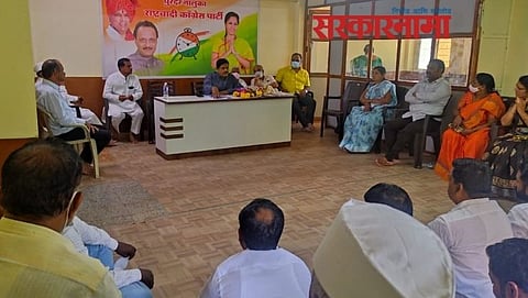 काँग्रेस आमदार जगतापांच्या बालेकिल्ल्यात राष्ट्रवादी कार्यकर्त्यांचा स्वबळाचा नारा!