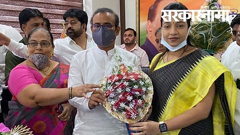 NCP Womens with Health Minister Rajesh Tope