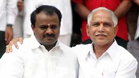 H.D.Kumaraswmay and B.S.Yediyurappa