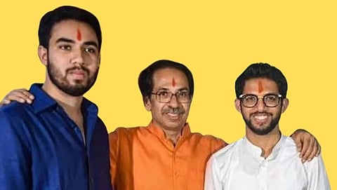 Tejas Thackeray, Uddhav Thackeray, Aditya Thackeray