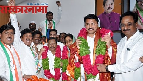 Congress Leader Nana Patole-Mp Rajani Patil