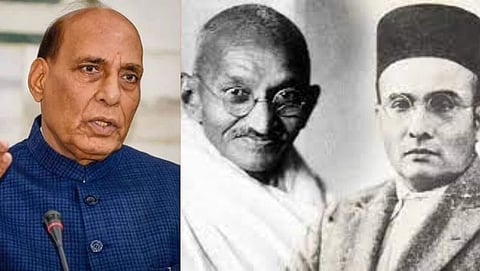 Rajnath Singh says Lies were spread about Savarkar.