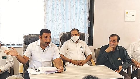 BJP`s Yogesh Choudhary in Press confrence