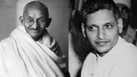 Mahatma Gandhi and Nathuram Godse