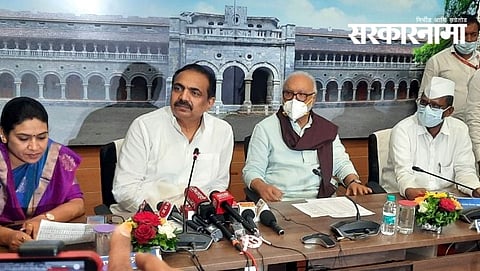 Saroj Ahire, Jayant Patil, Chhagan Bhujbal & Narhari zirwal (L to R)