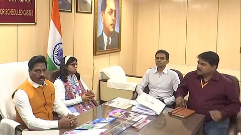 Sameer Wankhede meets National Commission for Scheduled Castes
