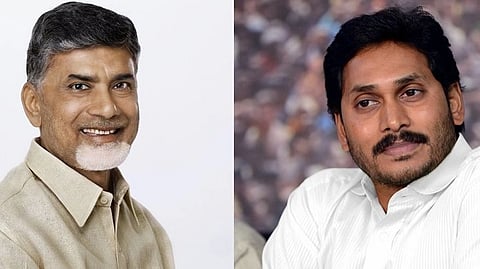 Chandrababu Naidu and Jagan Reddy Andhra Pradesh