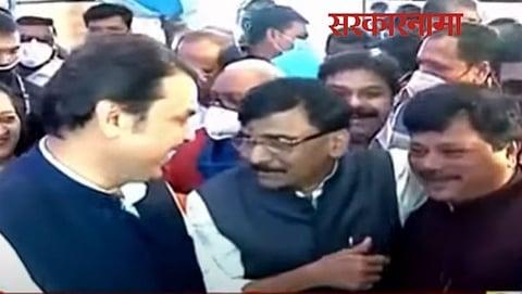 Sanjay Raut, Devendra Fadnavis, Praveen Darekar