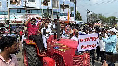 Sadabhau Khot, tractor rally