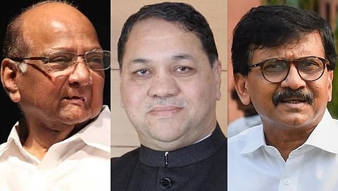 Sharad pawar-Dilip walse patil-sanjay Raut