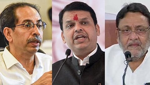 CM Uddhav Thackeray, Devendra Fadnavis, Nawab Malik