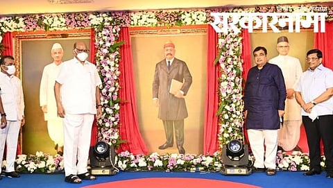 Balasaheb Patil-sharad pawar-Nitin Gadkari-Vidyadhar Anaskar