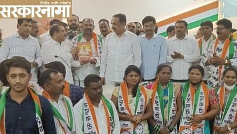 Congress activists Join Ncp Jalna