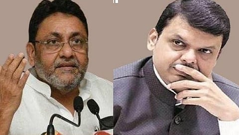 Nawab Malik, Devendra Fadnavis