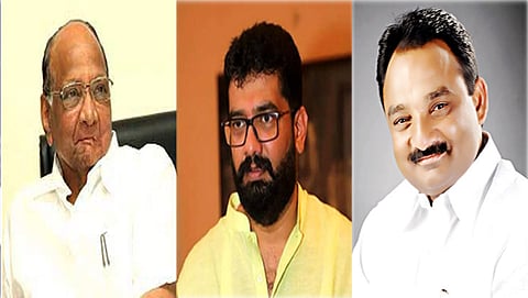 Sharad Pawar, Shivendraraje Bhosale, Makrand Patil