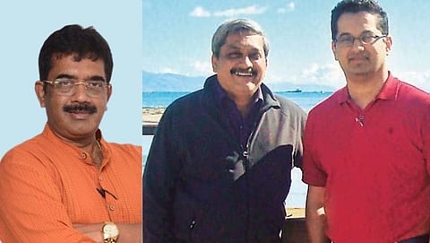 Manohar Parrikar and Utpal Parrikar