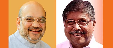 अमित शाह-चंद्रकांत पाटील